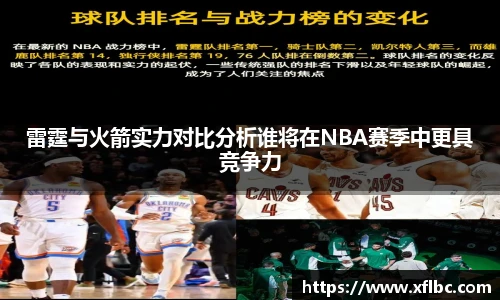 雷霆与火箭实力对比分析谁将在NBA赛季中更具竞争力